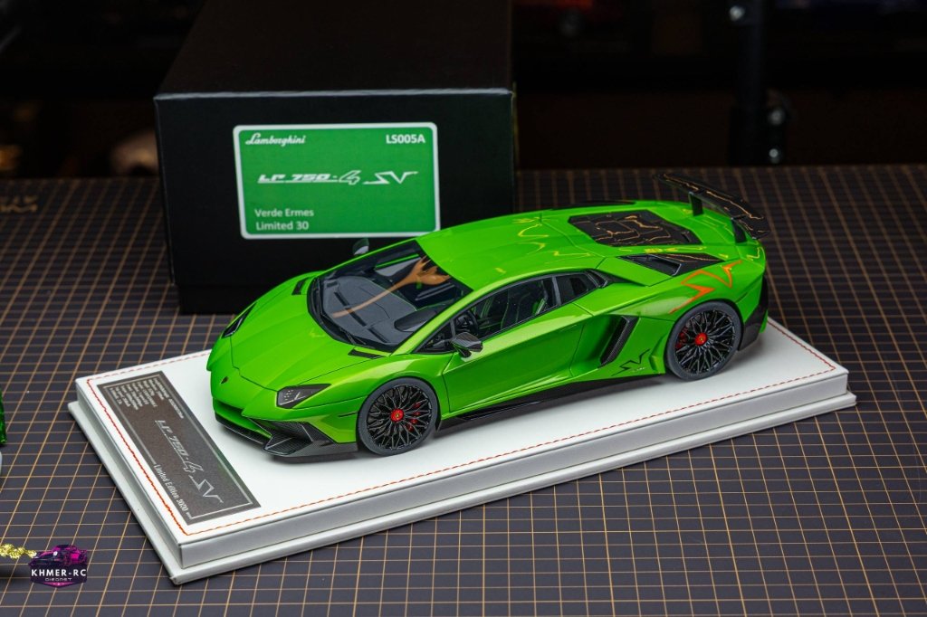 Khmer RC Verde Ermes Lamborghini Aventador SV